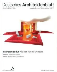Cover: Deutsches Architektenblatt 03/09