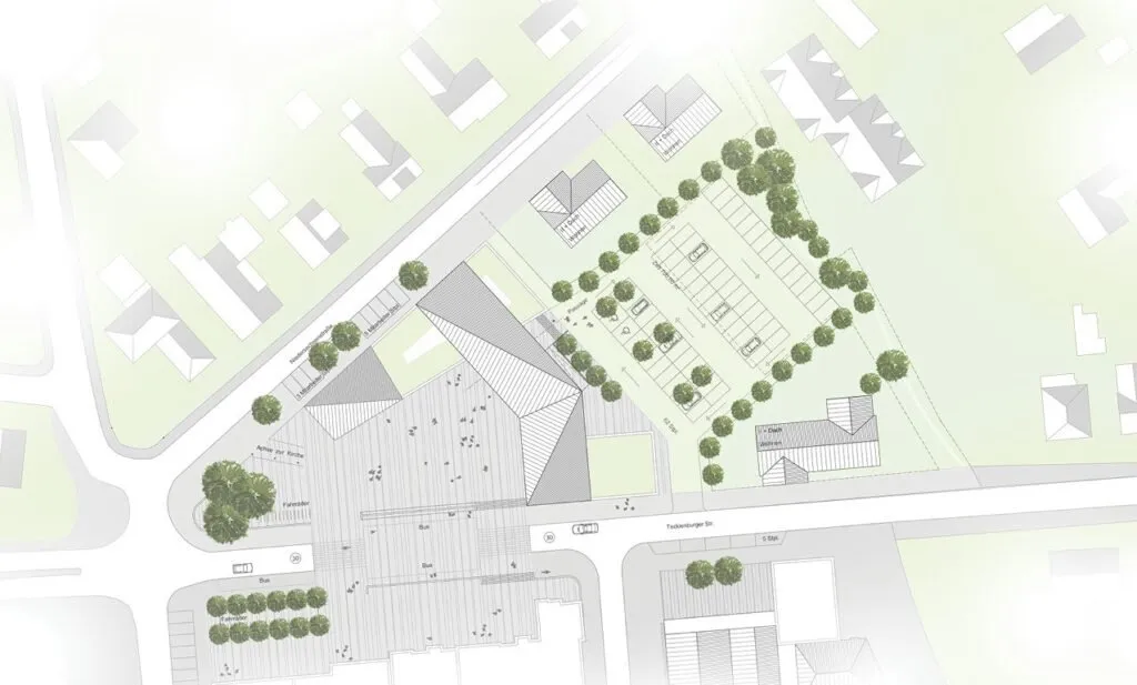 Lageplan Rathaus und Marktplatz