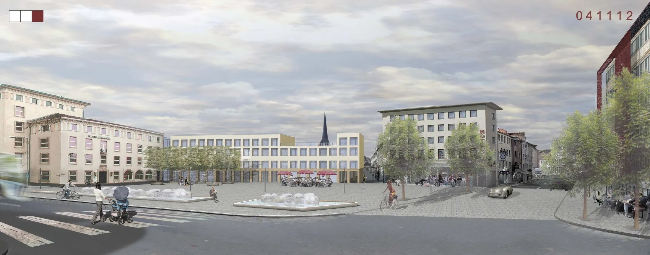 Platzperspektive Hindenburgplatz