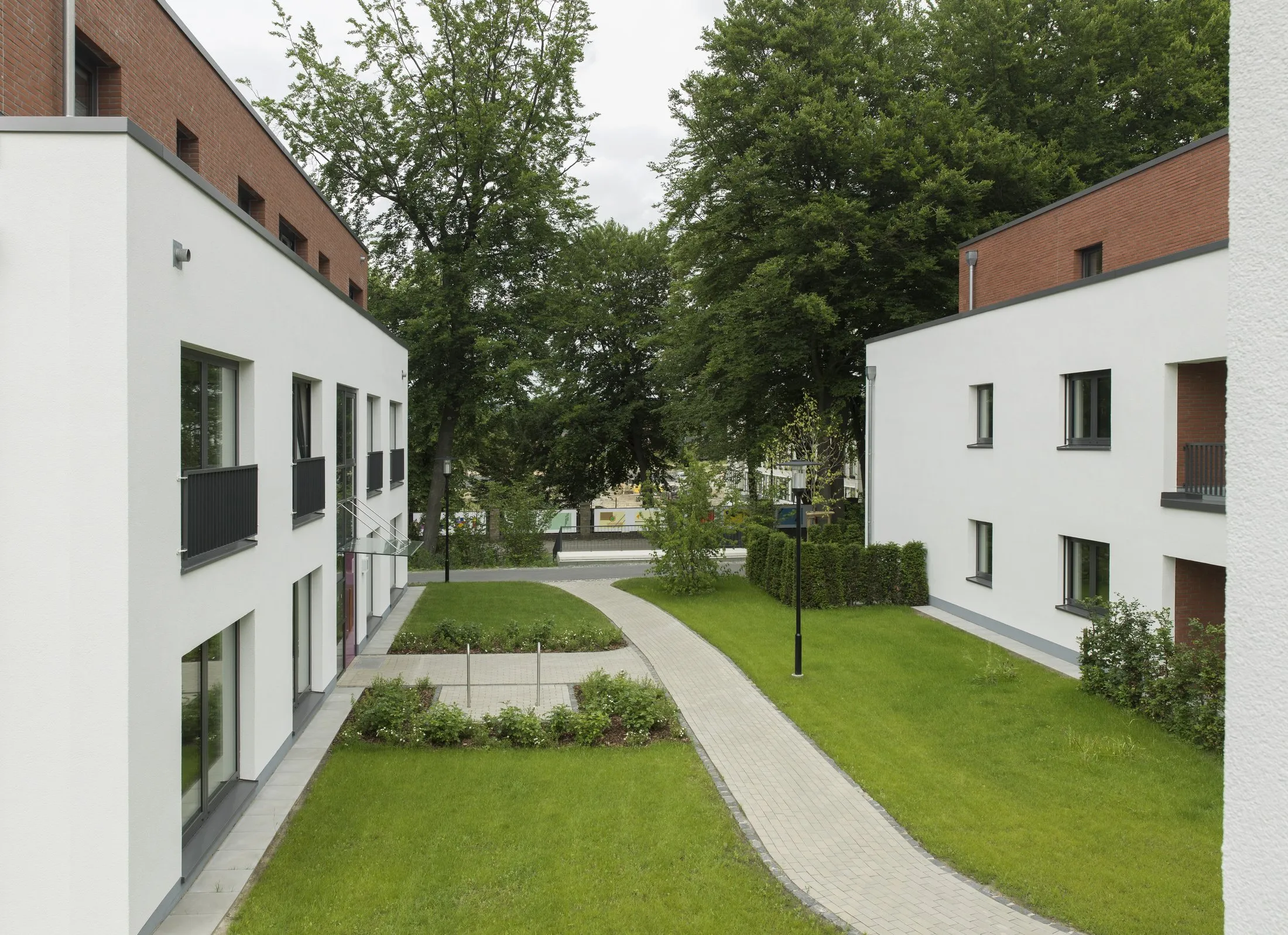 Quartiersplatz und Erschließung