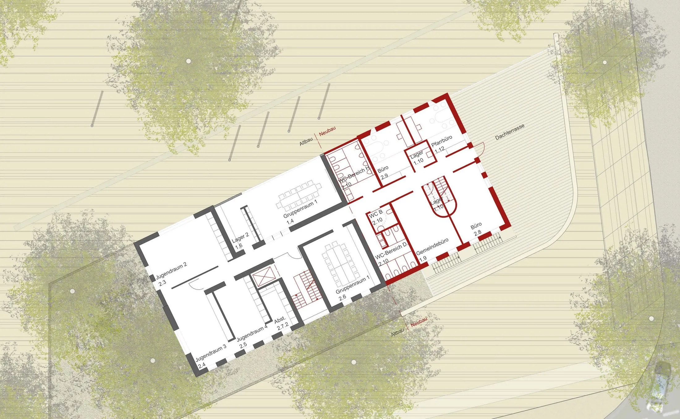 Grundriss Obergeschoss