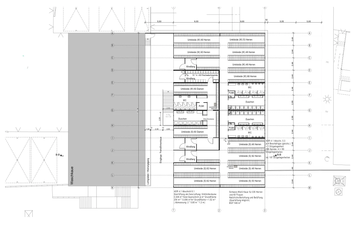 Umkleide- und Sanitärgebäude Aurubis Lünen – Lageplan