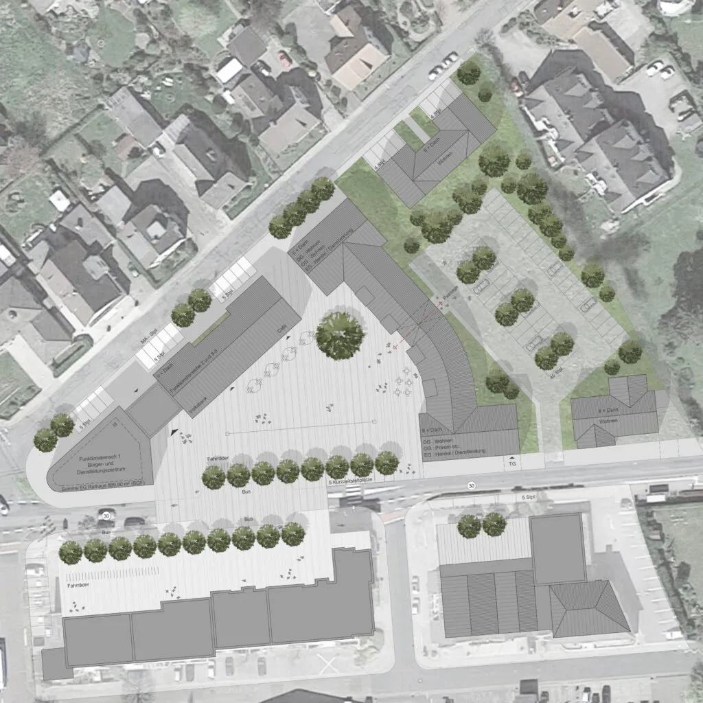 Neue Mitte Hasbergen – Lageplan