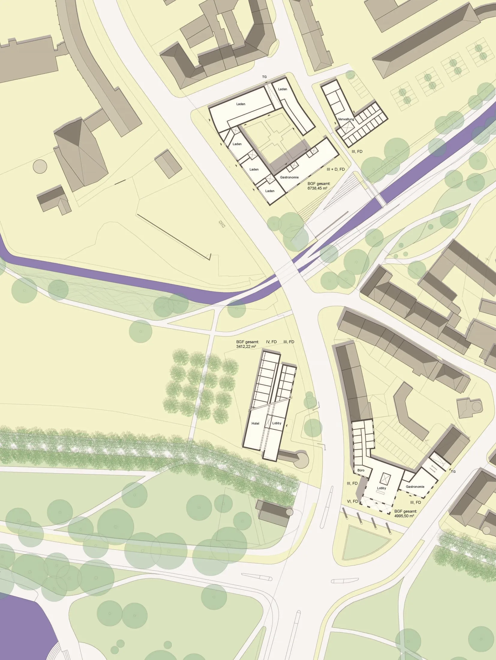 Am Stadtgraben in Münster – Lageplan