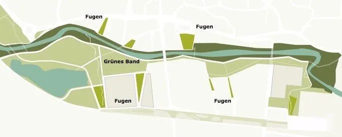 Umgestaltung der Wiehlaue – Lageplan