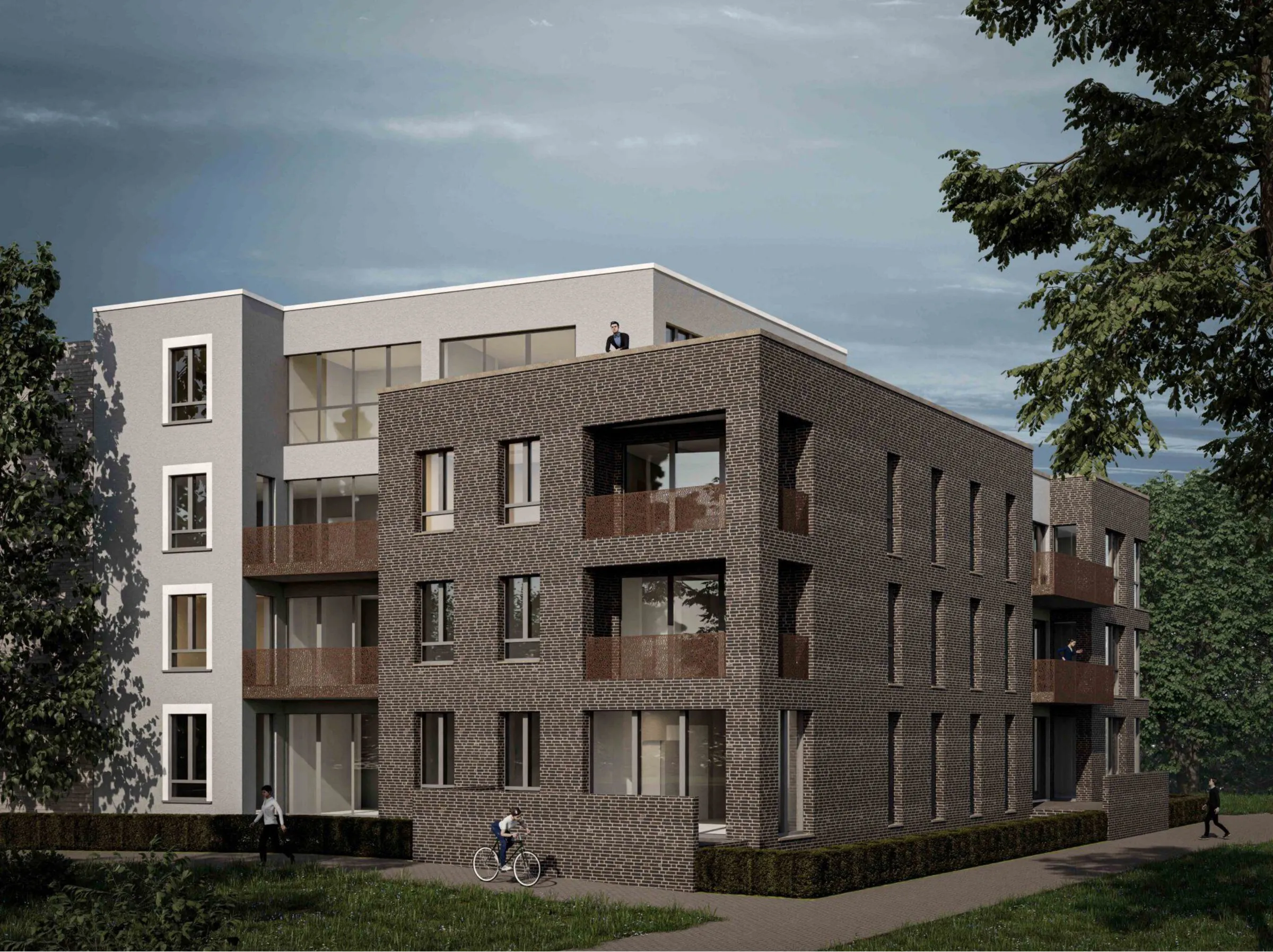 Mehrfamilienhäuser in Dortmund-Lanstrop – Ansicht