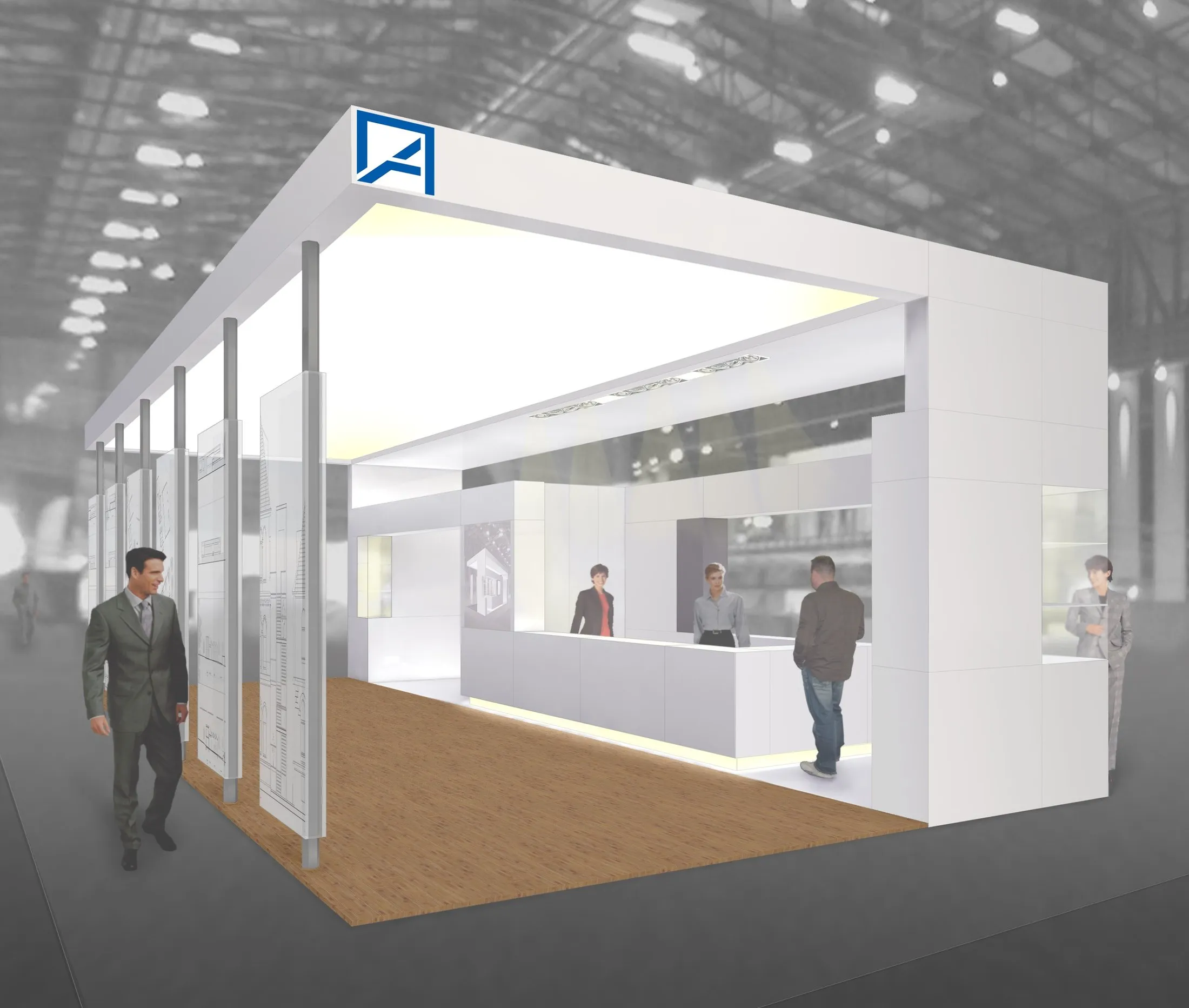 Messestand der AKNW – Ansicht