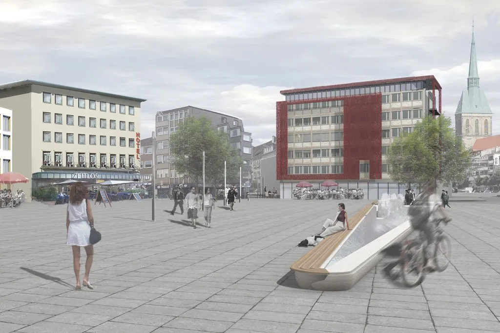 Neugestaltung Hindenburgplatz Hildesheim – Ansicht